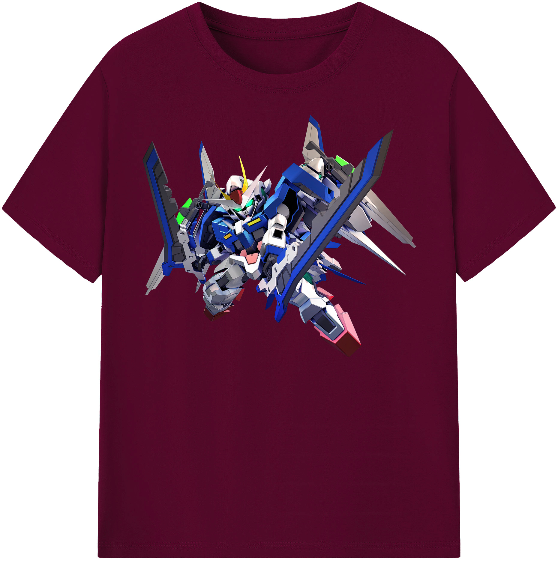 （画像用） 機動戦士ガンダム Mobile Suit Gundam レディースカジュアルプリントTシャツ（綿100％）